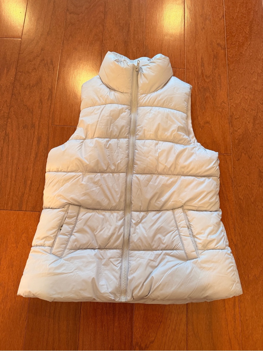 Old Navy Womens Light Gray Vest